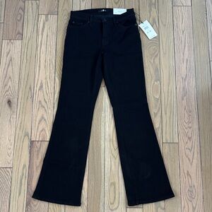 7 for all Mankind Classic Black Flare Jeans
